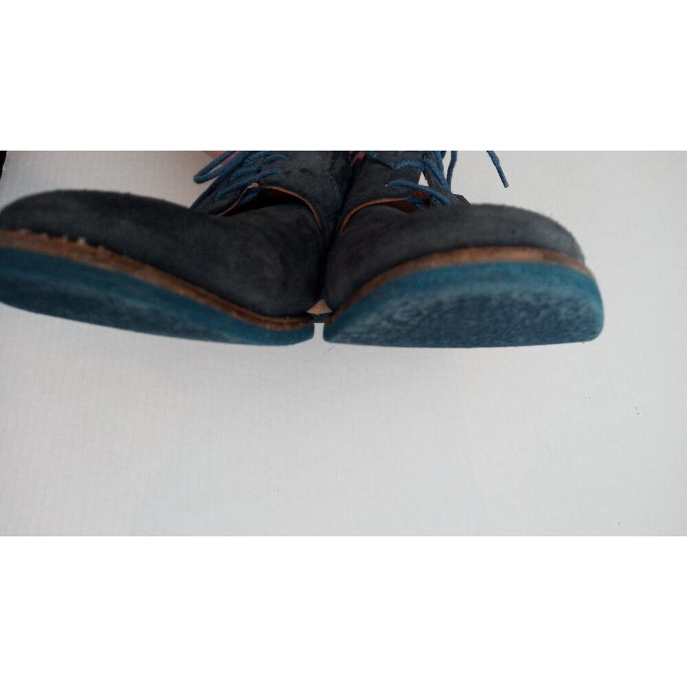 HEL by LLOYD Blue Suede Shoes Mens sz 9 Made in Germany Casual Work - Picture 14 of 14